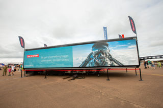 BAE Systems Billboard At RIAT24